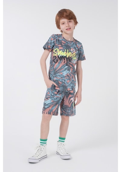 Brz Kids Baskılı Erkek Çocuk Kısa Kollu T-Shirt Çok Renkli (534370118) Çok Renkli