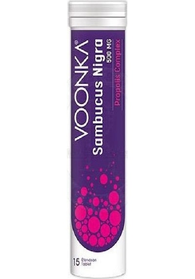 Voonka Sambucus Nigra Propolis Complex 15 Efervesan Tablet
