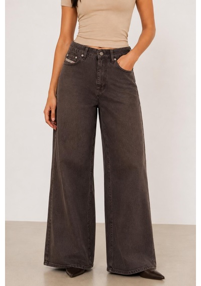 Alexandergardi Wide Leg Denim Pantolon Kahverengi