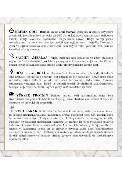 Delibon Creamy Ödül Maması Karidesli 15gr 1 Tane