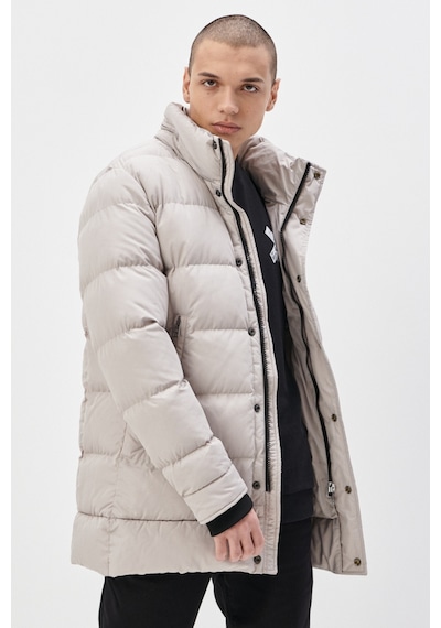 Lee Regular Fit Normal Kesim Dik Yaka Kırık Beyaz Şişme Mont Kırık Beyaz