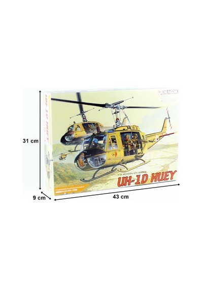 Dragon 3538 1/35 Ölçek, Uh-1d Huey Helikopter Plastik Model Kiti