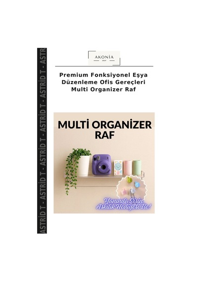 Premium Fonksiyonel Eşya Düzenleme Ofis Gereçleri Multi Organizer Raf Çok Renkli