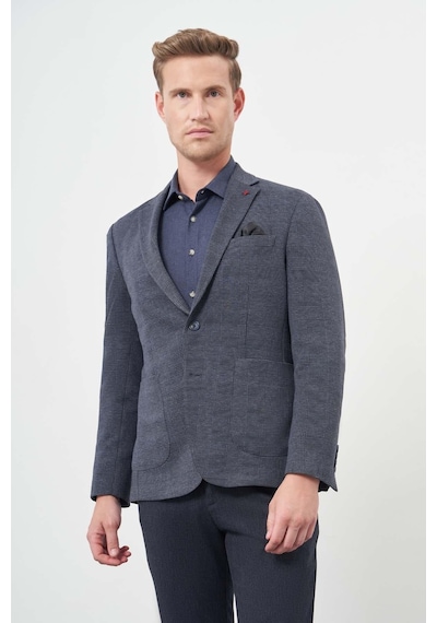 İmza Lacivert Ekose Desen Örme Mono Yaka Astarsız Çift Yırtmaç 2 Düğme 6 Drop Slim Fit Casual Ceket 1002245152 Lacivert İmza Lacivert Ekose Desen Örme Mono Yaka Astarsız Çift Yırtmaç 2 Düğme 6 Drop Slim Fit Casual Ceket 1002245152 Lacivert
