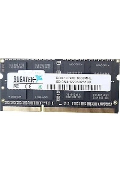Bugatek 8gb Ddr3 1600mhz Notebook Ram