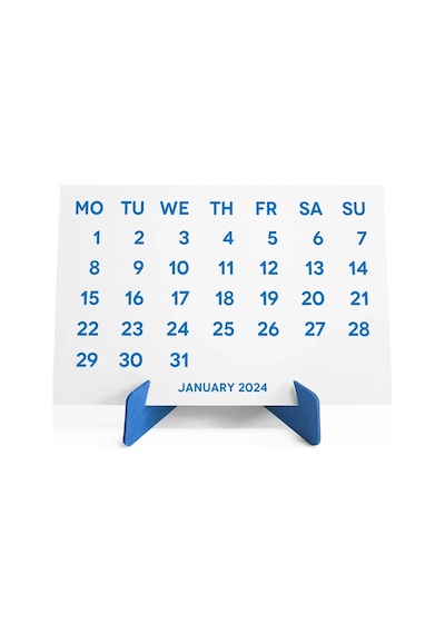 2027 Takvimi, 2027 Masa Takvimi Mavi Renk, 2027 Calendar, 2027 Desk Calendar Blue Color