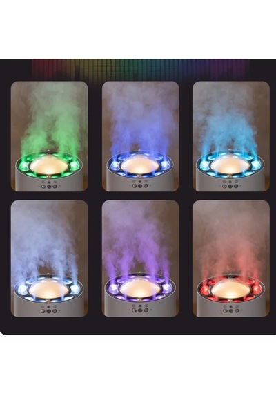 Vilya Rgb Modlu Sese Duyarlı 6 Ledli 800ml Kapasiteli Hava Nemlendiricisi