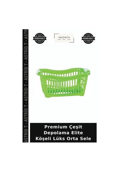 Premium Çeşit Depolama Elite Köşeli Lüks Orta Sele Çok Renkli