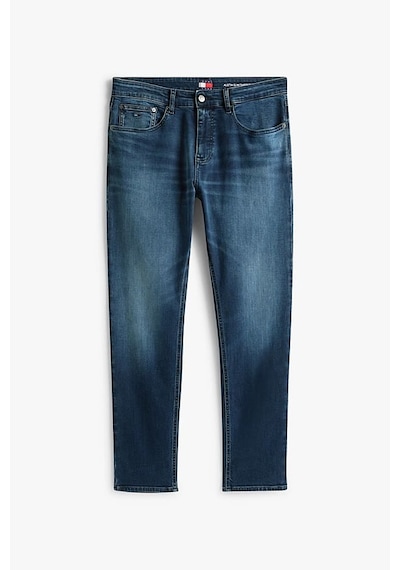 Tommy Hilfiger Erkek Austin Dar Kalıp Daralan Paça Jean Pantolon - Mavi Dee