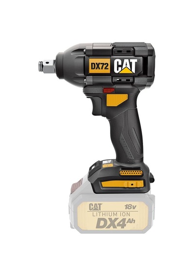 Cat DX72B 18Volt 350NM Kömürsüz Profesyonel Şarjlı Somun Sıkma  (Akü Dahil Değildir)