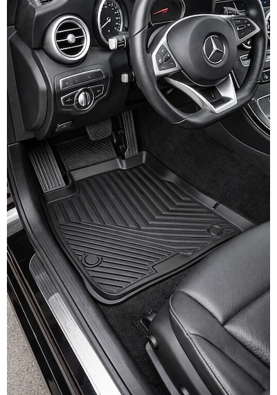 Black Gold Mercedes C Serisi W205 Kasa 2014-2021 Uyumlu 3d Oto Paspas Premium