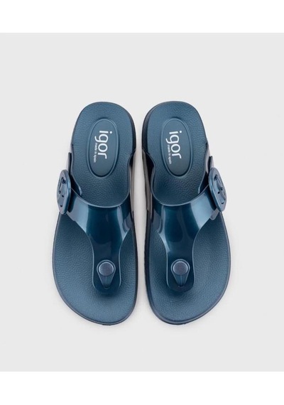 Igor İgor S10363-353 Barı Metal Kadın Parmak Arası Terlik Lacivert 36-40