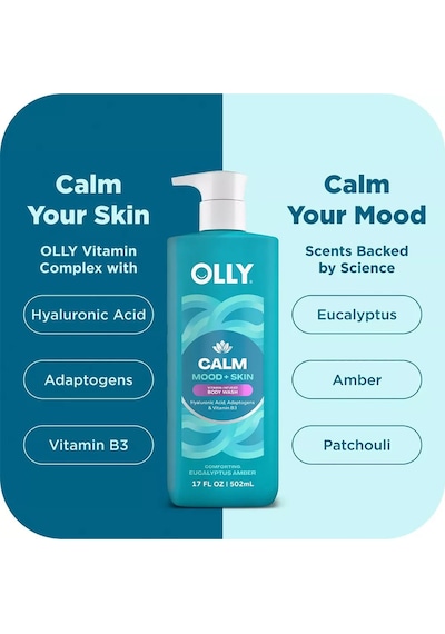 Olly Calm Mood + Skin Duş Jeli 502ml Diğer