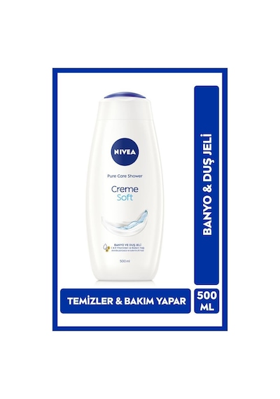 Nivea Creme Soft Kremsi Dokunuş Banyo ve Duş Jeli 500 ML