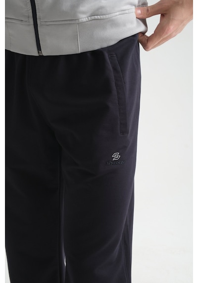 Shooter Sportswear Shooter Premium Dik Yaka Rahat Form Klasik Paça Erkek Eşofman Takımı Gri