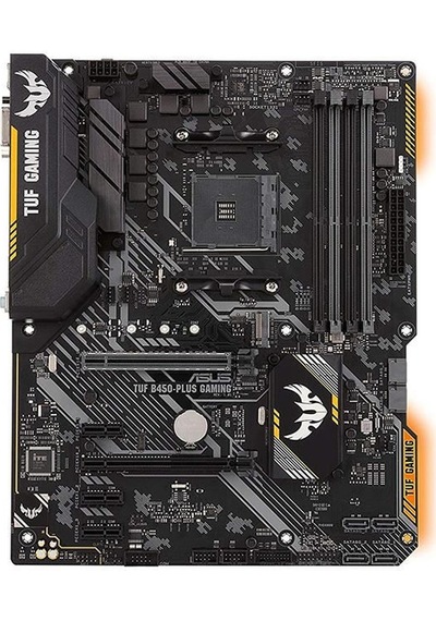 Asus TUF B450-Plus Gaming AMD B450 4400 MHz (OC) DDR4 Soket AM4 ATX Anakart