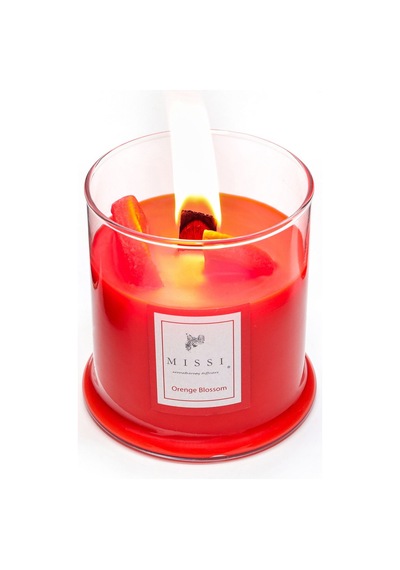 Missi Büyük Ahşap Fitilli Orange Blossom Vegan Mum