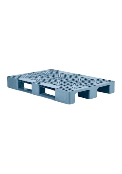 Plastik Palet Delikli A.Gri (Euro)Yük Taşıma Paleti 80X120X15 Cm