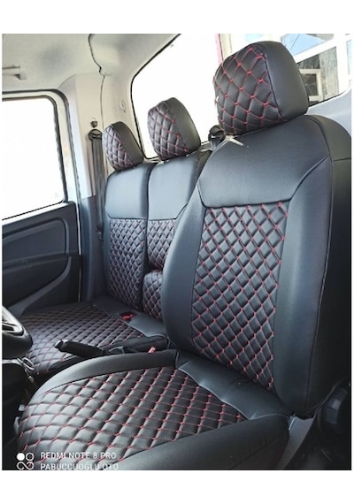 Fiat Pratico 2+1 Araca Özel Deri Oto Koltuk Kılıfı (500409661)