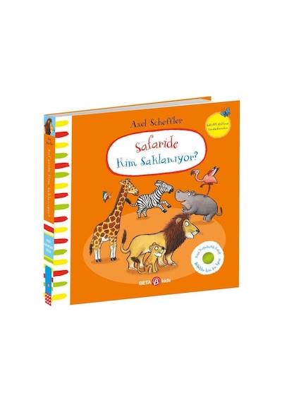 Beta Kids Safaride Saklanıyor Keçe Kapakçıklı Kitap