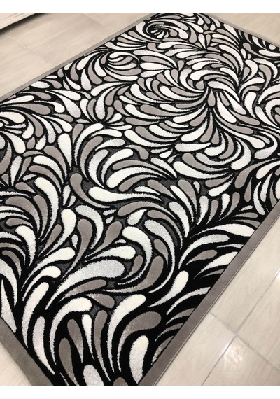 Kaşmir Halı Jade 165X250 Z 012-02 Gri Siyah Beyaz 4 M2 Halı !
