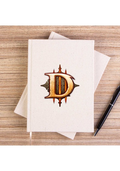Diablo Iıı Ruhların Meleği Çizgisiz Kanvas Defter Krem