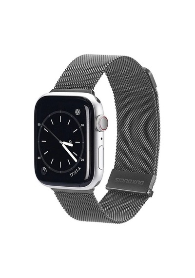 Dux Ducis Apple Watch Uyumlu 42/44/45mm İçin Milanese Premium Milano Loop Kayış Kordon- 5775