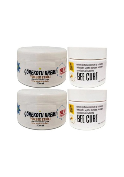 Süper Çörek Otu Kremi Xl Boy Krem 2x200 Ml+bee Cure Krem 2x150 Ml