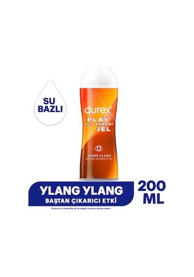 4 Adet Durex Kayganlaştırıcı & Masaj Jeli Hassas Ylang Ylang Özlü 200 Ml