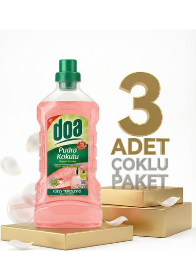 Doa Yüzey Temizleyici Pudra Kokulu 3x2,5 Lt Diğer