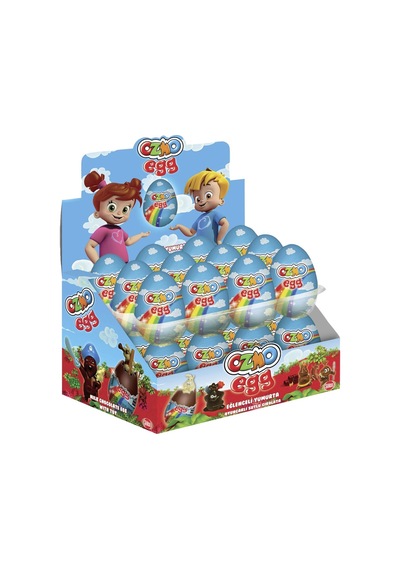 Şölen Ozmo Süpriz Yumurta 24x20g Sütlü Çikolata Sürpriz Oyuncaklı 3'li Ekonomik Paket - 3 Adet Tarı