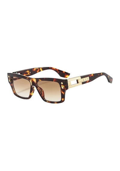 Leopar Desenli Vega Vintage & Retro Güneş Gözlüğü