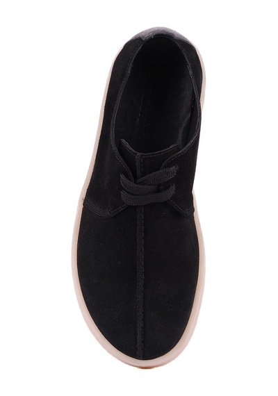 Shoetyle - Siyah Hakiki Süet Bağcıklı Erkek Günlük Ayakkabı 666-21-1247 Siyah