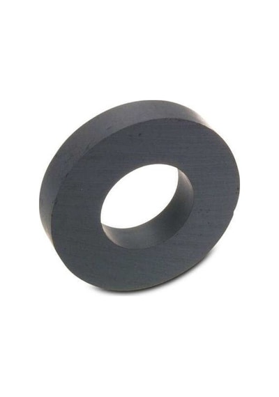 Mıknatıs 1 Adet 55 x 25 x 8 mm Ferrite Kömür Halka Mıknatıs Magne
