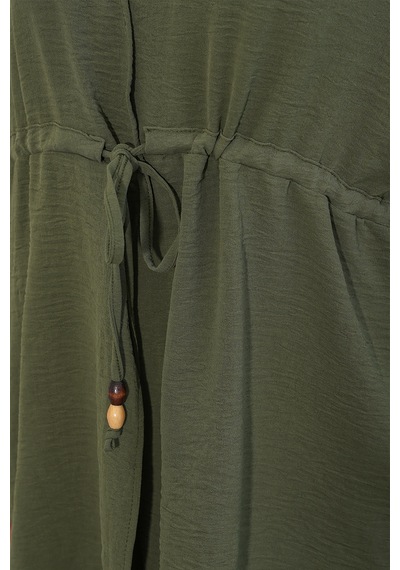 Bigdart Kadın Ayrobin Kimono Pantolon İkili Takım 30101 - Haki