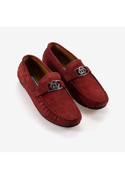 Mocassini Tokalı Erkek Loafer M584 Kırmızı