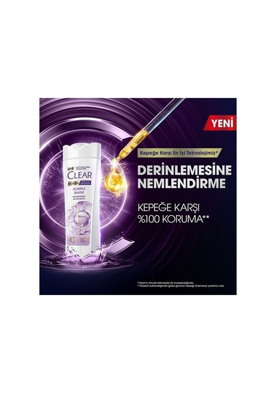 Clear Women Komple Bakım Şampuan 350 Ml 10'li Paket
