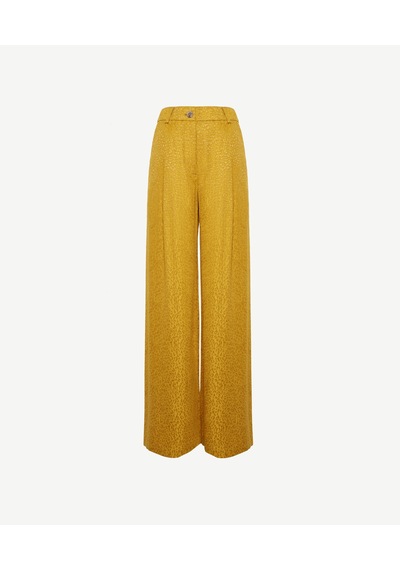 Yargıcı Dökümlü Pantolon 25ykpn3030x 053 Sarı