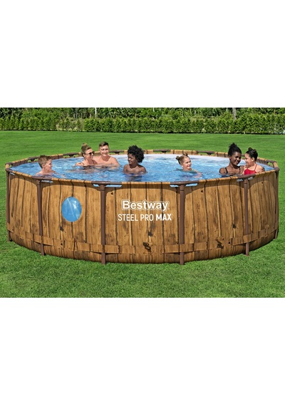 Bestway Steel Pro Max Splashview 561jm Çember Yerüstü Havuz Seti 4,27 M X 1,07 M