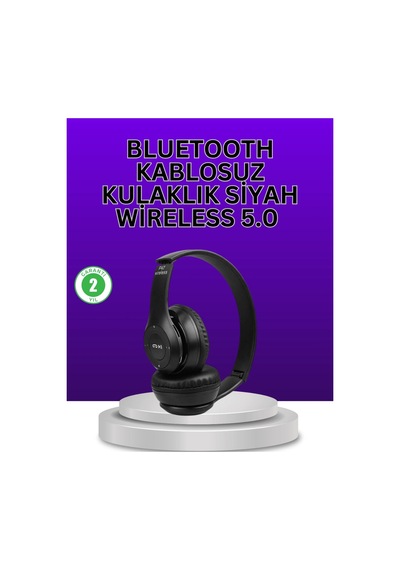 Kablolu & Kablosuz Kullanım Seçeneği Sunan Stereo Bluetooth Kulaklık Çok Renkli