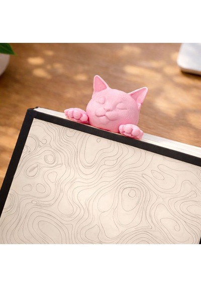Studio Özel Tasarım 3 Boyutlu Kedi Kitap Ayracı