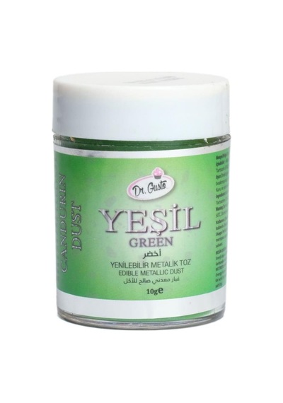 Yenilebilir Metalik Toz Boya Yeşil 10 Gr
