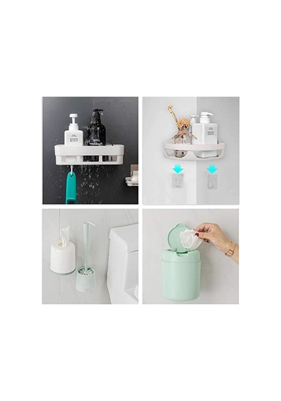 Kendinden Yapışkanlı Çok Amaçlı Şeffaf Kancalar, Mutfak Ve Banyo İçin Uygun 50cm
