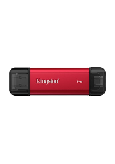 Kingston 1tb 1050/950mb/s Usb Gen 2.2 Type-c Mini Kırmızı Harici Taşınabilir Ssd Bellek Spsd/1tb