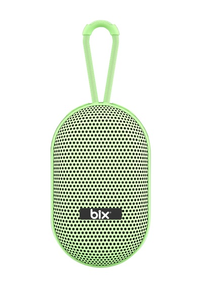 Bix Bxws01 Bluetooth 6.0 Ipx4 Suya Dayanıklı 8w Taşınabilir Hoparlör Microsd & Usb Destekli Speaker Yeşil
