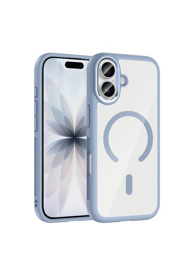 Apple Uyumlu iPad iPhone 17 Kılıf M-safe Şarj Özellikli Metal Kamera Çerçeveli Zore Tiko Kapak Çok Renkli