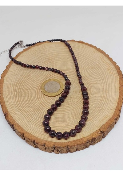 Yasamtohumu Galaksi Serisi Lal Granat Garnet Taşı Tasarım Kolye Çok REnkli Çok Renkli