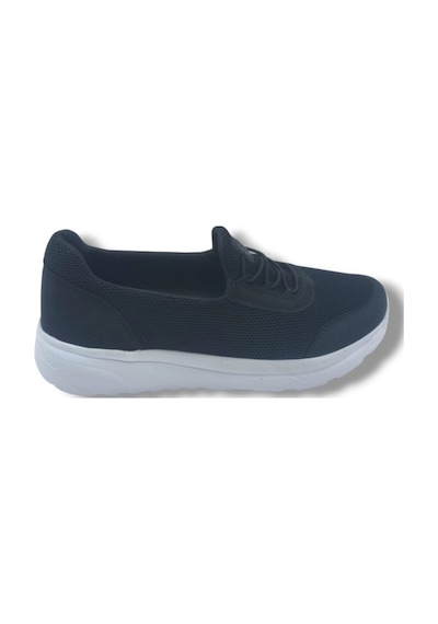Black Sea 626-26 Anorak Anatomik Taban Kadın Sneaker Siyah Beyaz