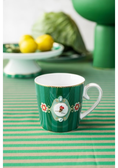 Pip Studio Love Birds Yeşil Porselen Kupa 250 Ml Genel