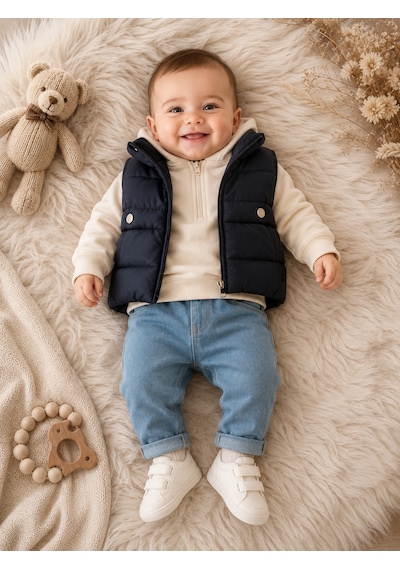 Genel Markalar Erkek Bebek 3'lü Takım Lacivert